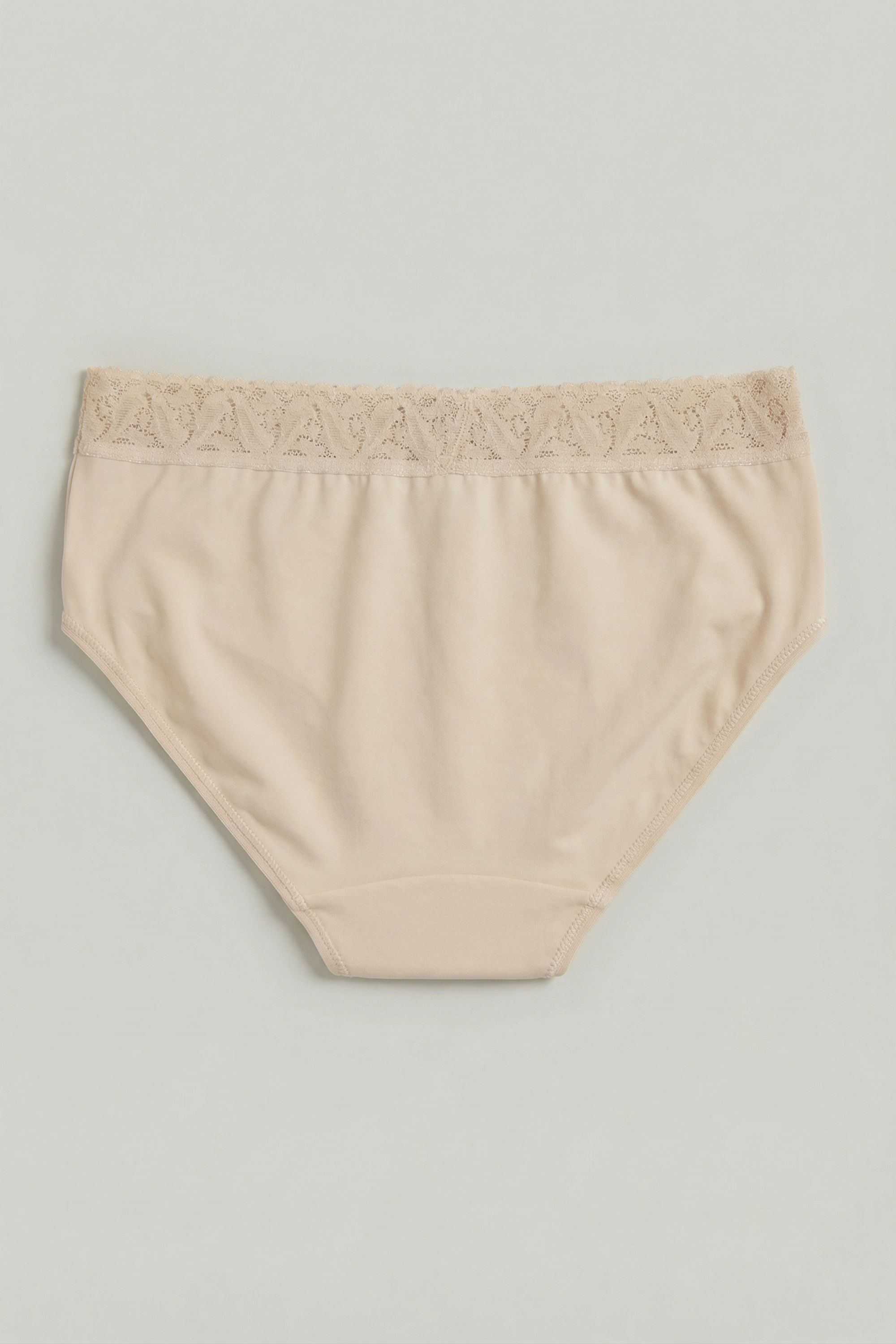 4'lü Ten Rengi Pamuk / Elastan Kız Çocuk Üstten Dantelli Slip Külot Seti LCIRINA - Underwear - Westmark London EU(TR) Store Organik Pamuklu Sürdürülebilir Moda