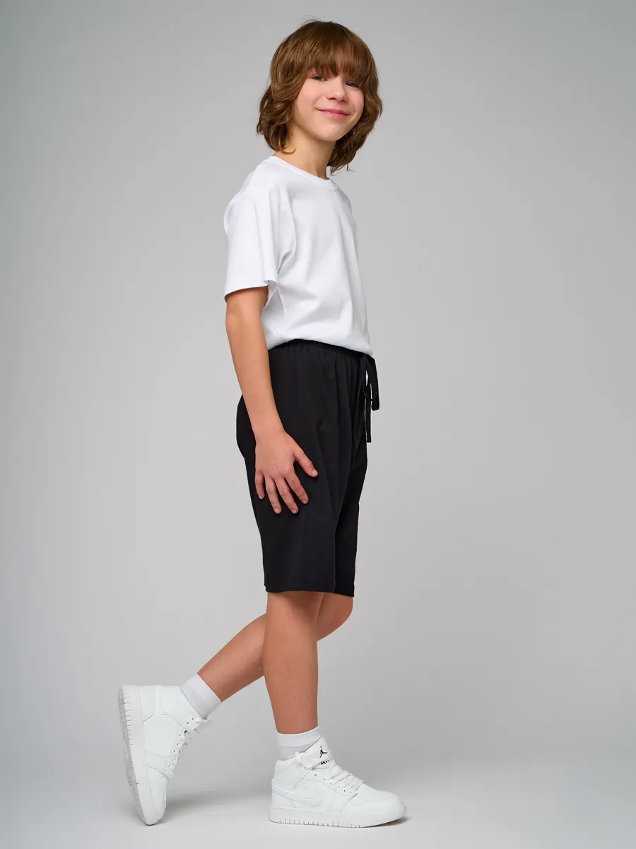 Siyah Pamuk Unisex Çocuk Şort LCLEO - Short - Westmark London EU(TR) Store Organik Pamuklu Sürdürülebilir Moda