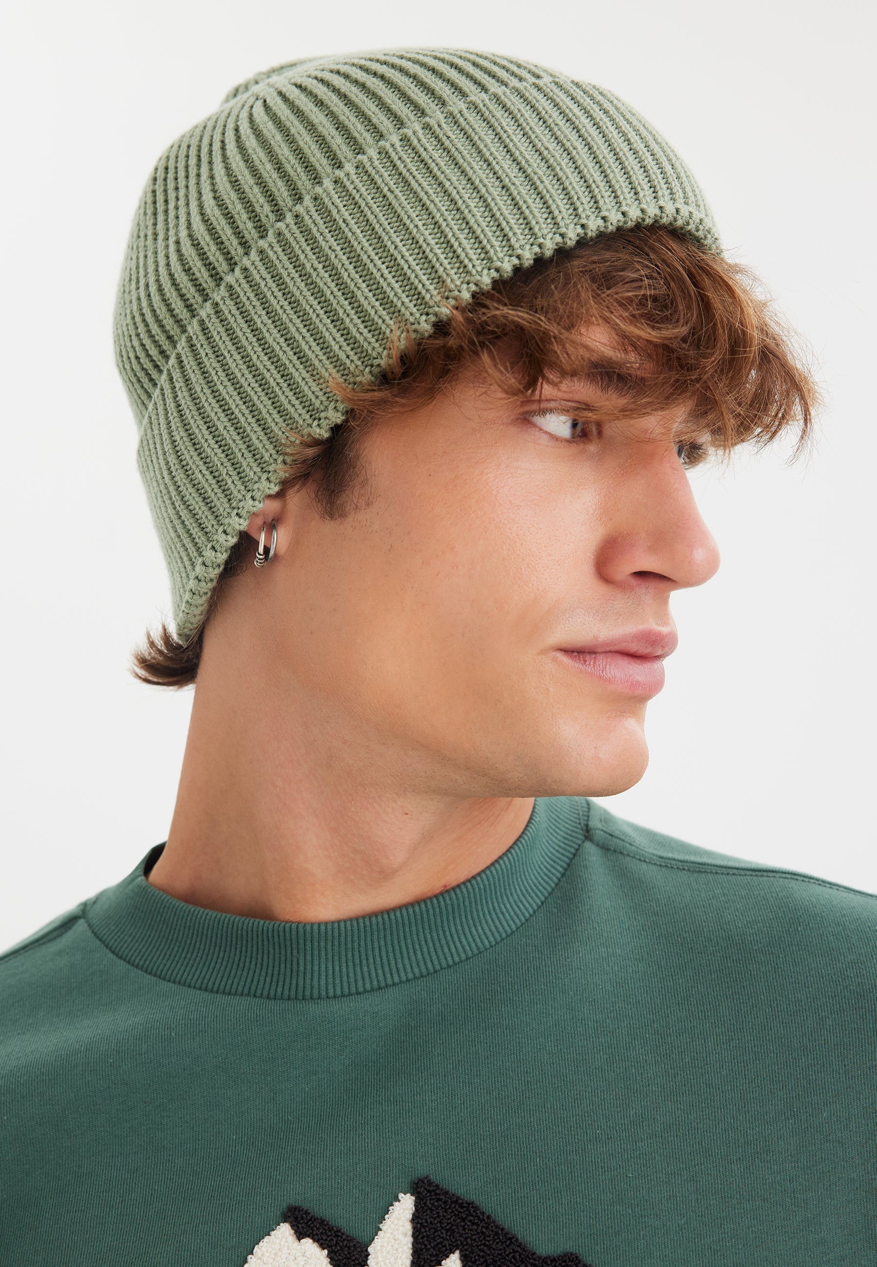 Yeşil Örme Unisex Bere WMHENRY - Hat - Westmark London EU(TR) Store Organik Pamuklu Sürdürülebilir Moda
