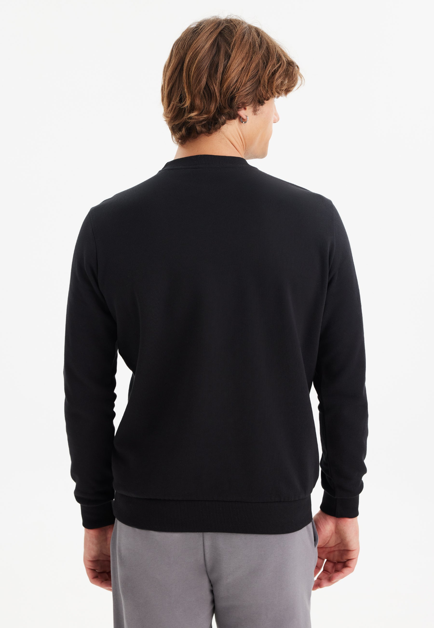 Siyah Baskılı Bisiklet Yaka Pamuklu Regular Fit Erkek Sweatshirt WMLONDON DIVERSITY - Sweatshirt - Westmark London EU(TR) Store Organik Pamuklu Sürdürülebilir Moda