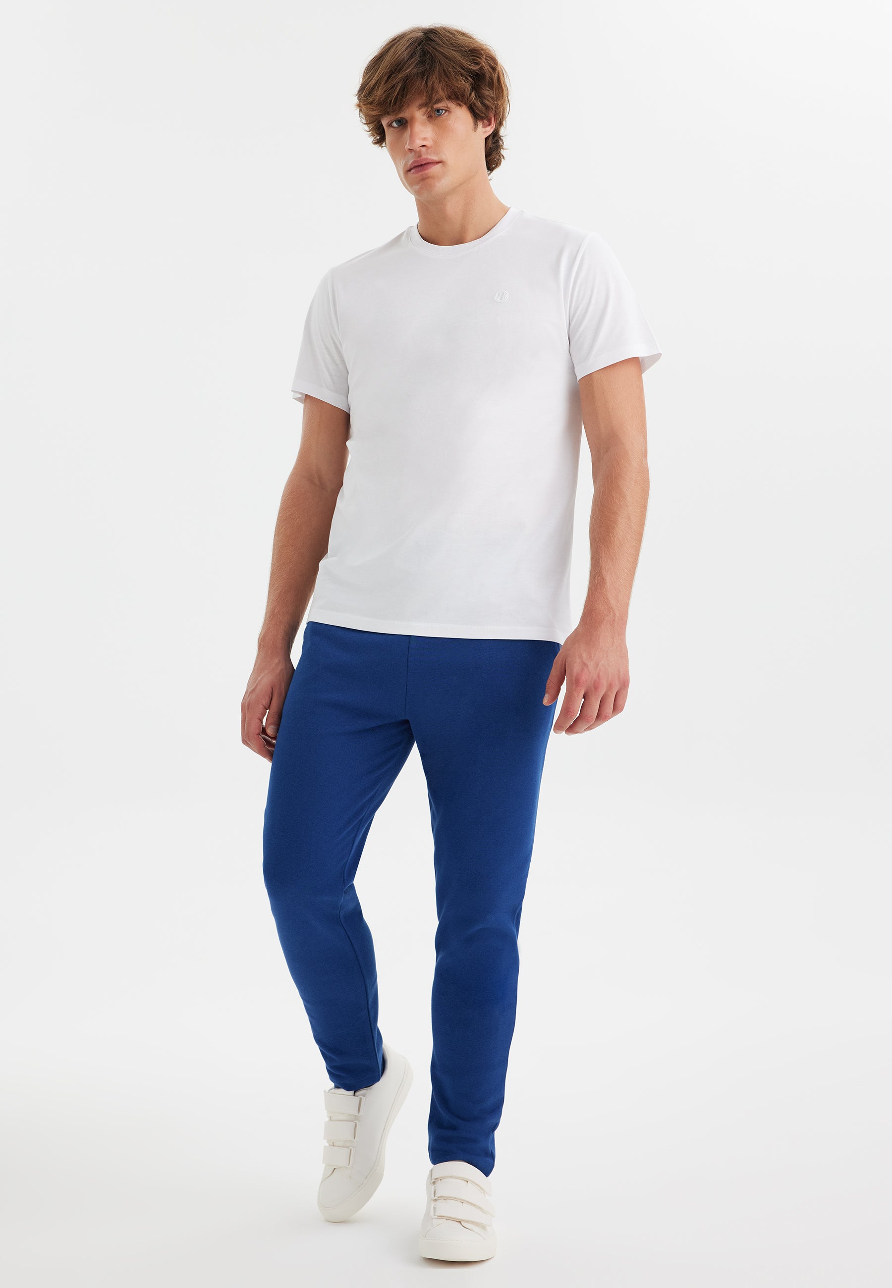 Mavi Cepli Pamuklu Düz Paça Regular Fit Erkek Eşofman Altı CORE SWEATPANTS - Sweatpant - Westmark London EU(TR) Store Organik Pamuklu Sürdürülebilir Moda
