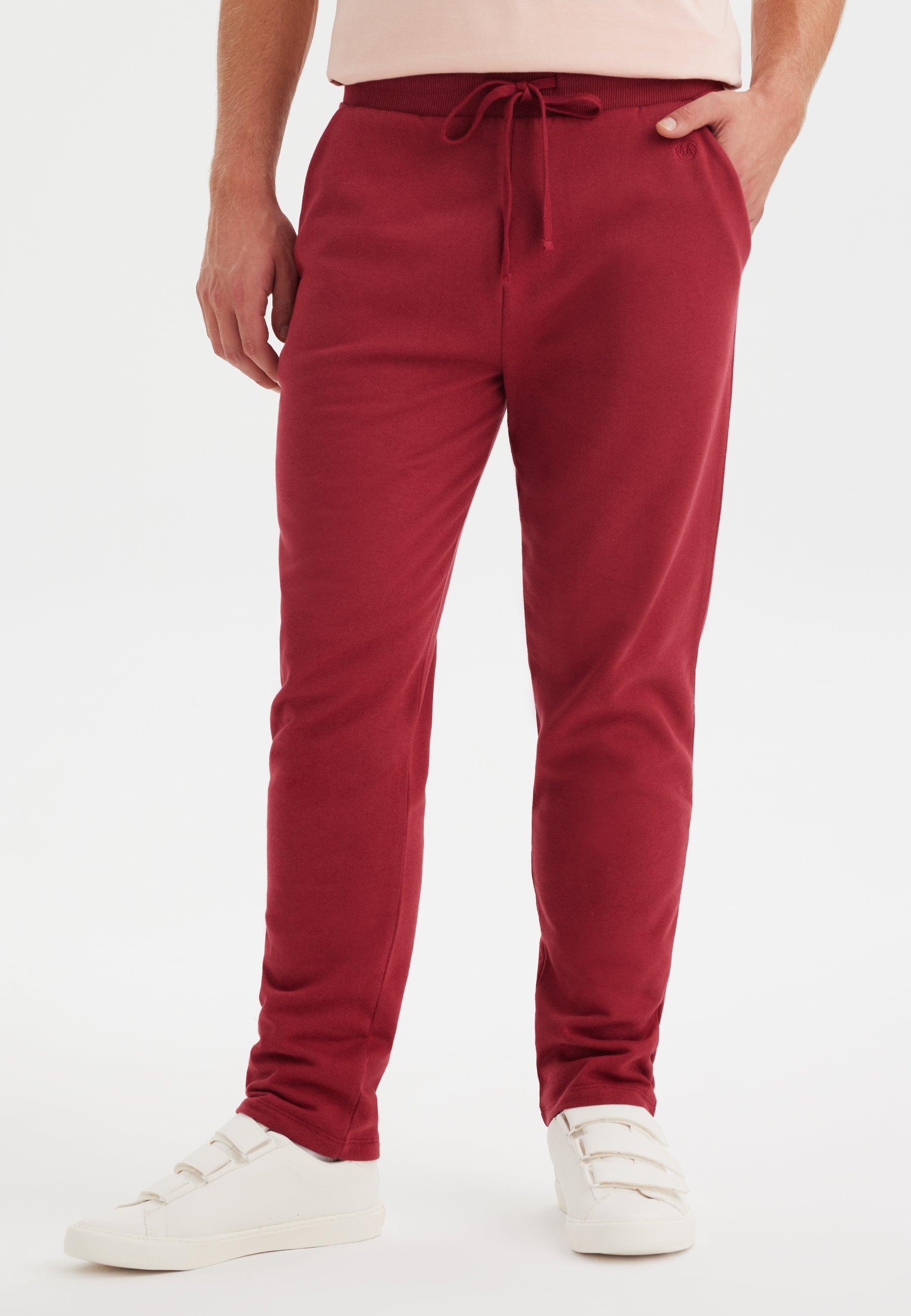 Kırmızı Cepli Pamuklu Düz Paça Regular Fit Erkek Eşofman Altı CORE SWEATPANTS - Sweatpant - Westmark London EU(TR) Store Organik Pamuklu Sürdürülebilir Moda