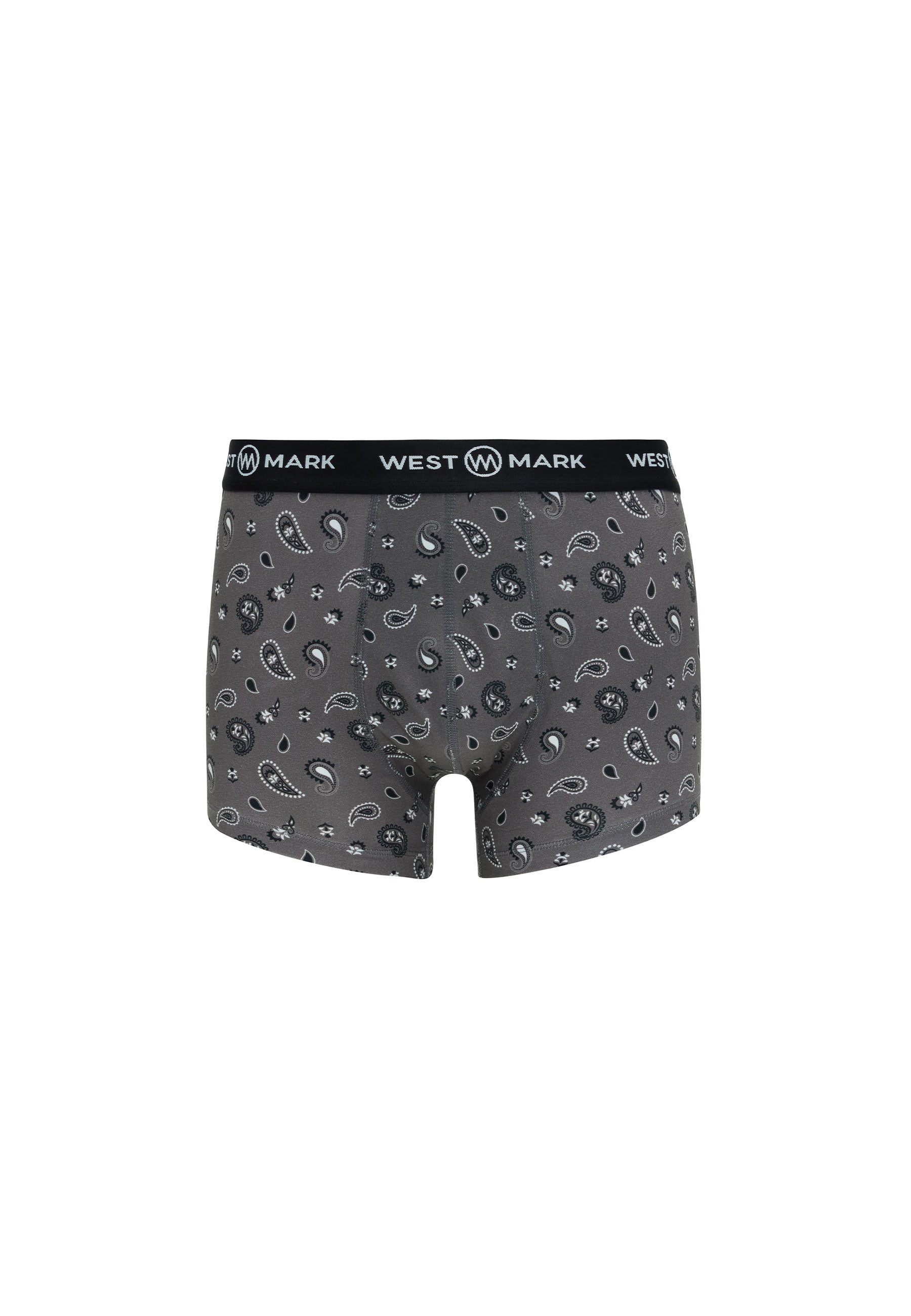 3'lü Siyah Gri Desenli Erkek Boxer Seti OSCAR WMETHNIC - Underwear - Westmark London EU(TR) Store Organik Pamuklu Sürdürülebilir Moda
