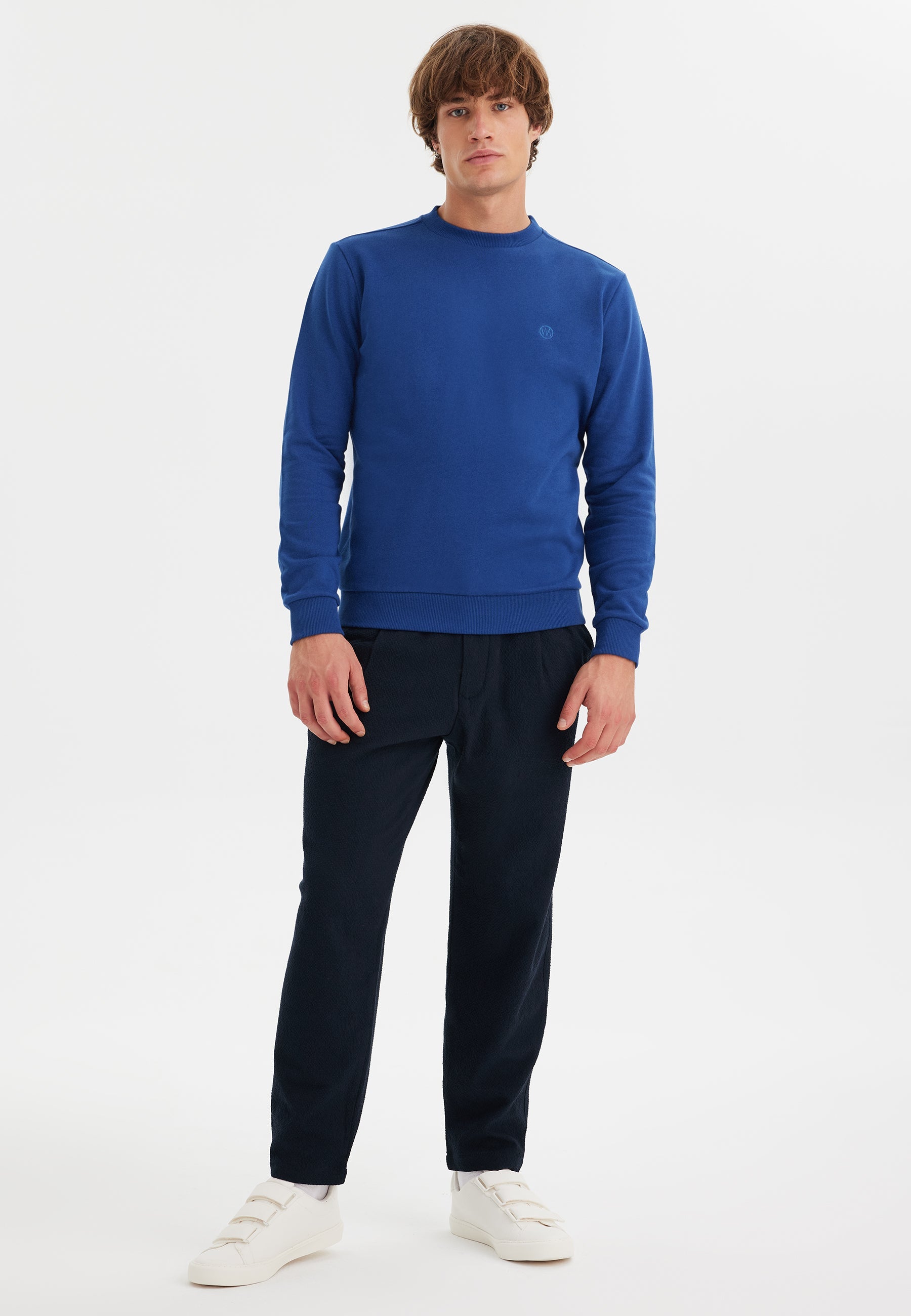 Mavi Bisiklet Yaka Pamuklu Regular Fit Erkek Sweatshirt CORE - Sweatshirt - Westmark London EU(TR) Store Organik Pamuklu Sürdürülebilir Moda