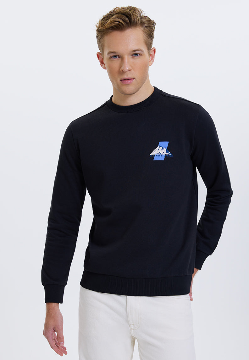 WMWINTER HILL SWEAT in Black - Sweatshirt - Westmark London EU(TR) Store Organik Pamuklu Sürdürülebilir Moda