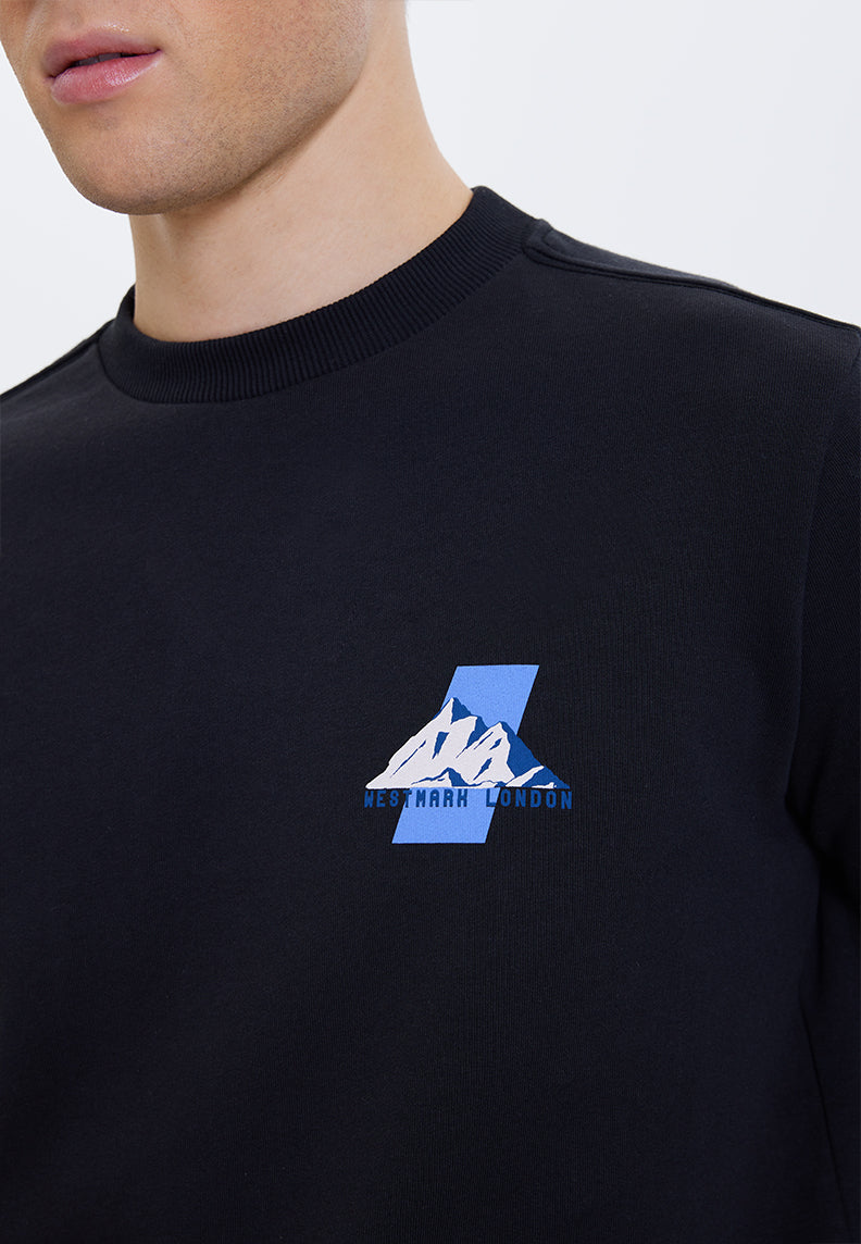 WMWINTER HILL SWEAT in Black - Sweatshirt - Westmark London EU(TR) Store Organik Pamuklu Sürdürülebilir Moda