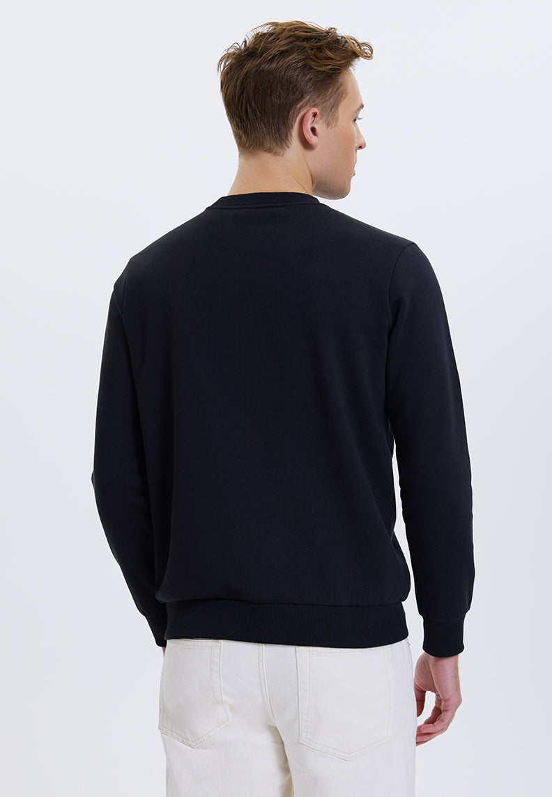 WMWINTER HILL SWEAT in Black - Sweatshirt - Westmark London EU(TR) Store Organik Pamuklu Sürdürülebilir Moda