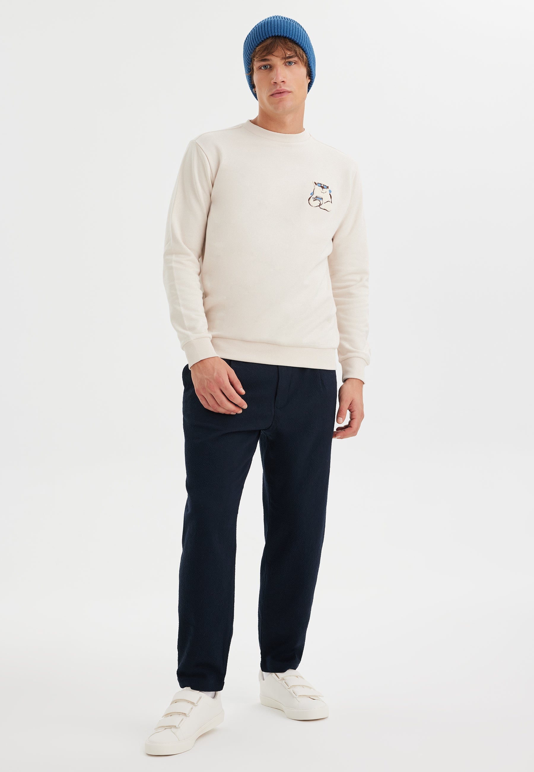 Mavi Örme Unisex Bere WMHENRY - Hat - Westmark London EU(TR) Store Organik Pamuklu Sürdürülebilir Moda