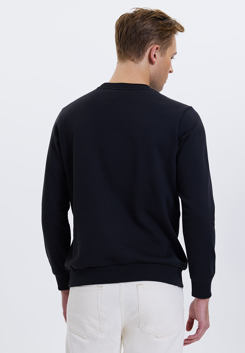 WMLINE BREATH SWEAT in Black - Sweatshirt - Westmark London EU(TR) Store Organik Pamuklu Sürdürülebilir Moda