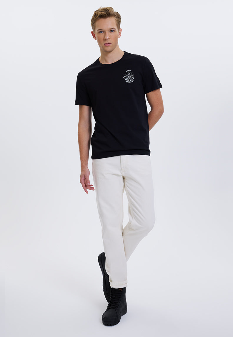 WMLINE MEET TEE in Black - T-Shirt - Westmark London EU(TR) Store Organik Pamuklu Sürdürülebilir Moda