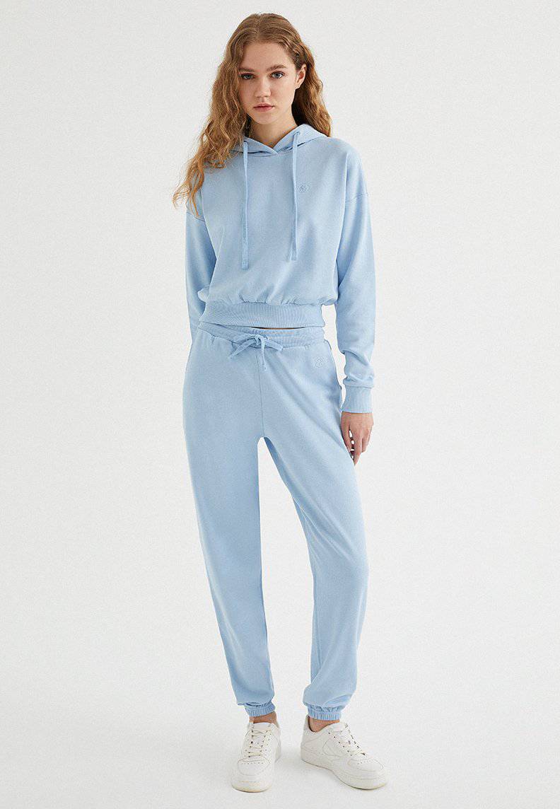 ENJOY CUFFED JOGGER in Powder Blue - Sweatpant - Westmark London EU(TR) Store Organik Pamuklu Sürdürülebilir Moda