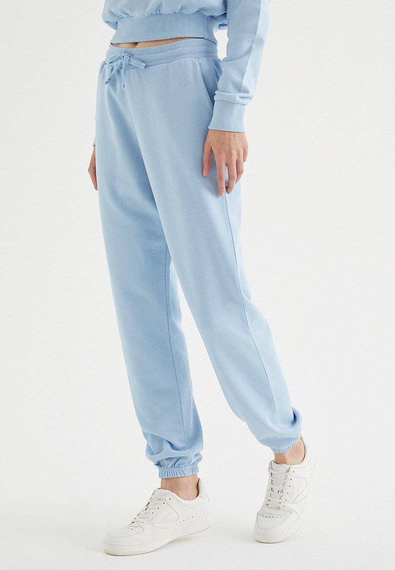 ENJOY CUFFED JOGGER in Powder Blue - Sweatpant - Westmark London EU(TR) Store Organik Pamuklu Sürdürülebilir Moda