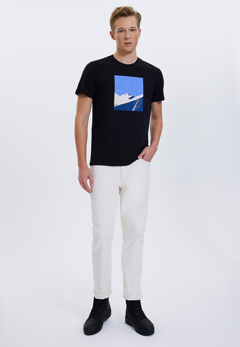 WMWINTER PATH TEE in Black - T-Shirt - Westmark London EU(TR) Store Organik Pamuklu Sürdürülebilir Moda