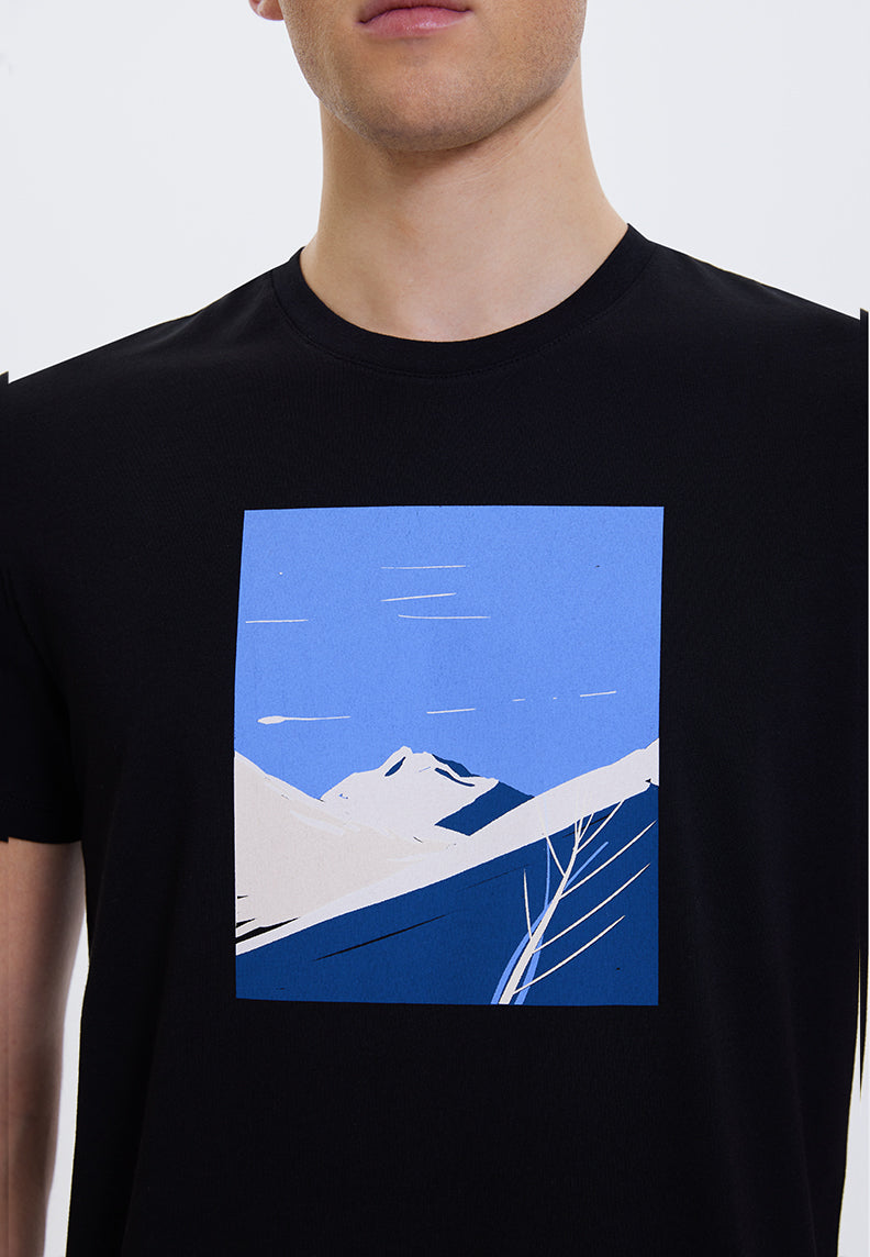 WMWINTER PATH TEE in Black - T-Shirt - Westmark London EU(TR) Store Organik Pamuklu Sürdürülebilir Moda