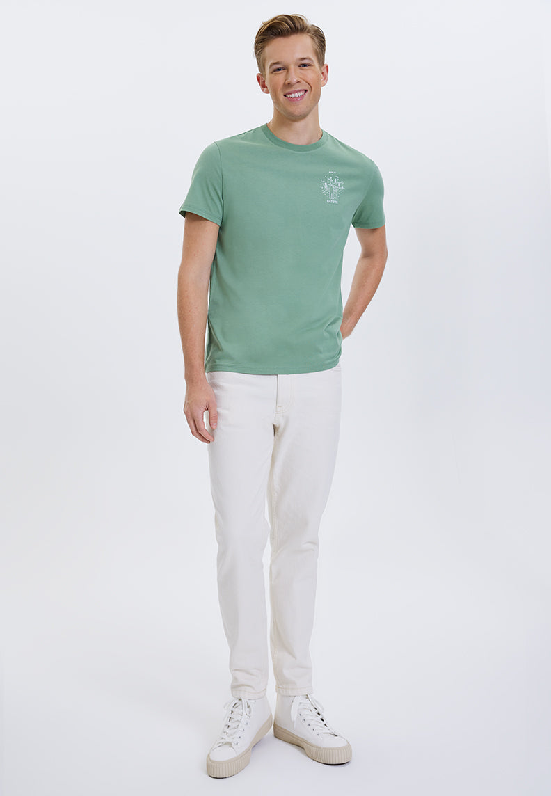 WMLINE NATURE TEE in Hedge Green - T-Shirt - Westmark London EU(TR) Store Organik Pamuklu Sürdürülebilir Moda