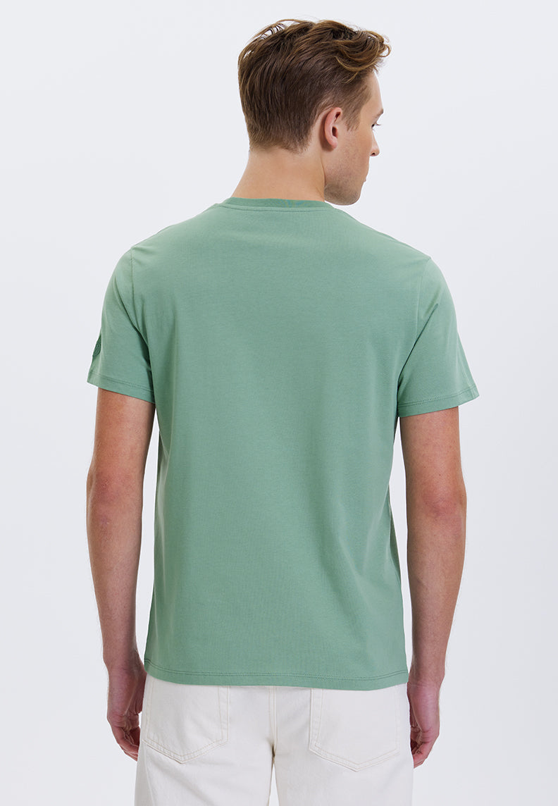 WMLINE NATURE TEE in Hedge Green - T-Shirt - Westmark London EU(TR) Store Organik Pamuklu Sürdürülebilir Moda