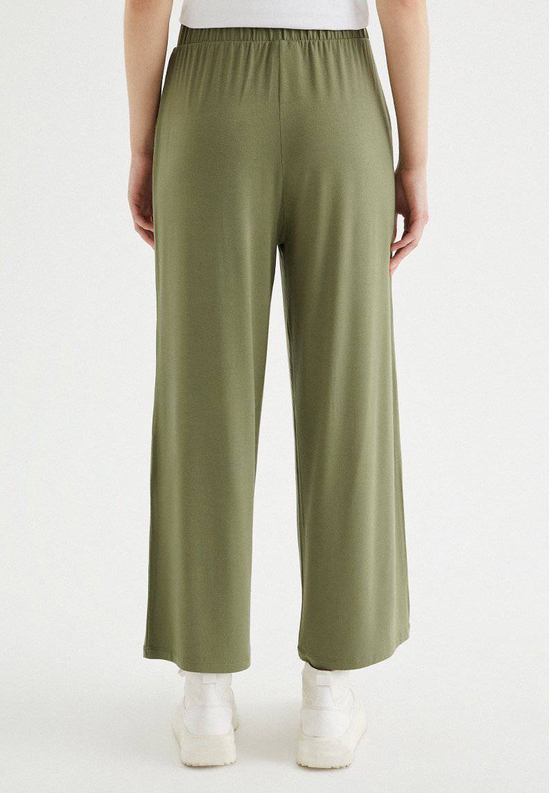 SOFT WIDE LEG JOGGER in Capulet Olive - Sweatpant - Westmark London EU(TR) Store Organik Pamuklu Sürdürülebilir Moda