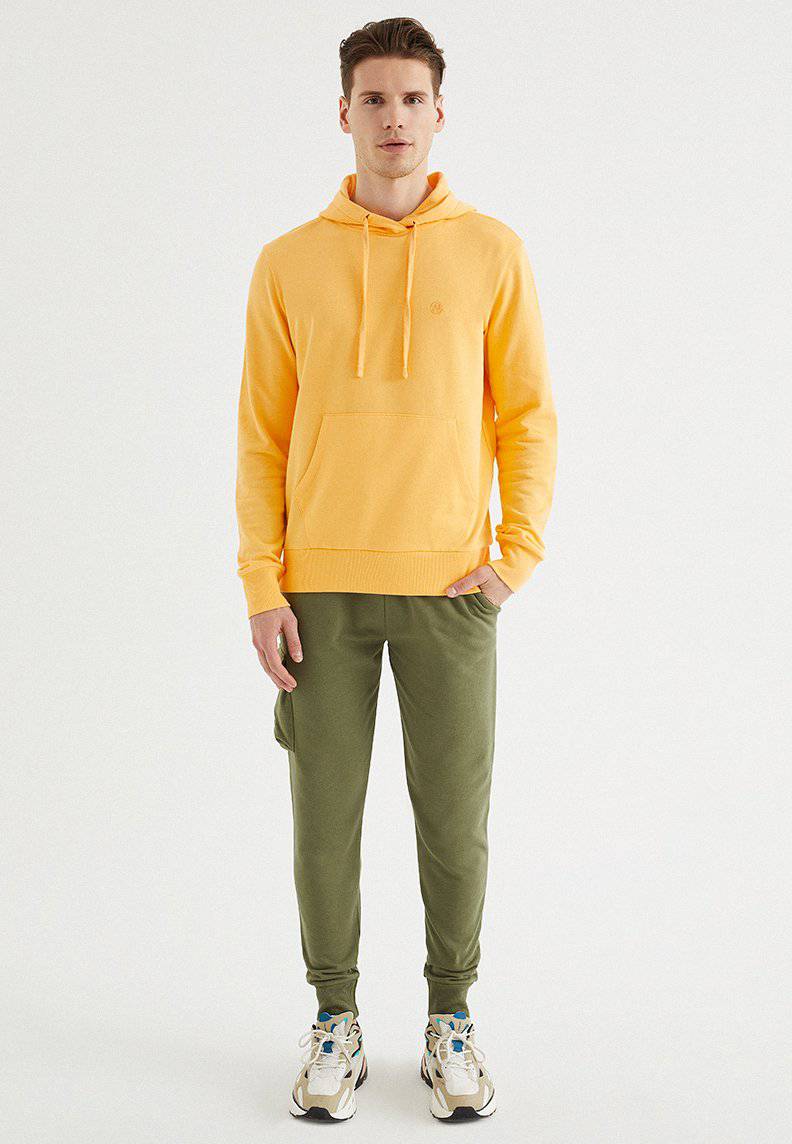 CORE HOODIE w/POCKET in Warm Apricot - Sweatshirt - Westmark London EU(TR) Store Organik Pamuklu Sürdürülebilir Moda