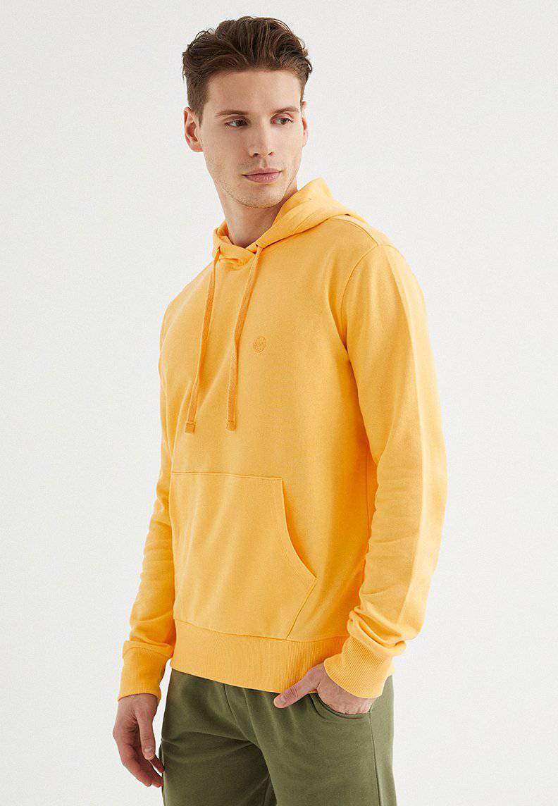 CORE HOODIE w/POCKET in Warm Apricot - Sweatshirt - Westmark London EU(TR) Store Organik Pamuklu Sürdürülebilir Moda