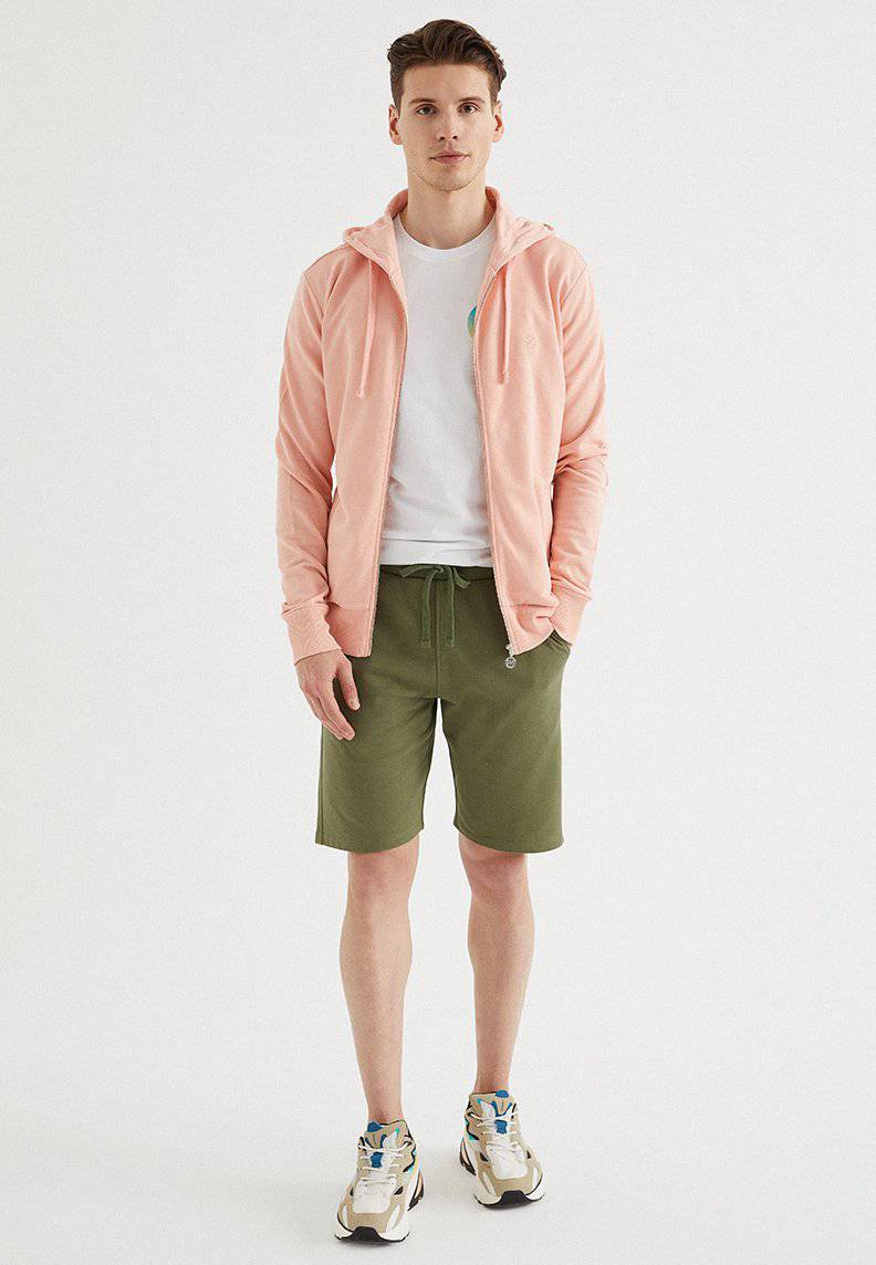 CORE ZIP HOODIE in Coral Cloud - Sweatshirt - Westmark London EU(TR) Store Organik Pamuklu Sürdürülebilir Moda