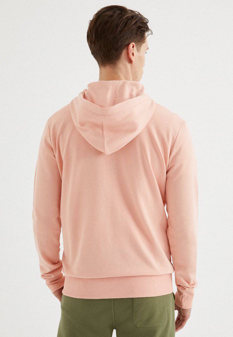 CORE ZIP HOODIE in Coral Cloud - Sweatshirt - Westmark London EU(TR) Store Organik Pamuklu Sürdürülebilir Moda