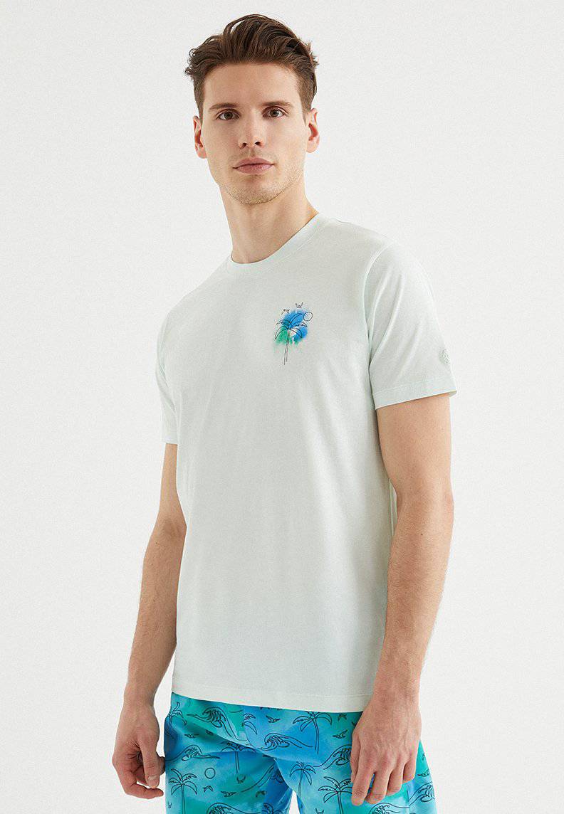 PALM TEE - T-Shirt - Westmark London EU(TR) Store Organik Pamuklu Sürdürülebilir Moda