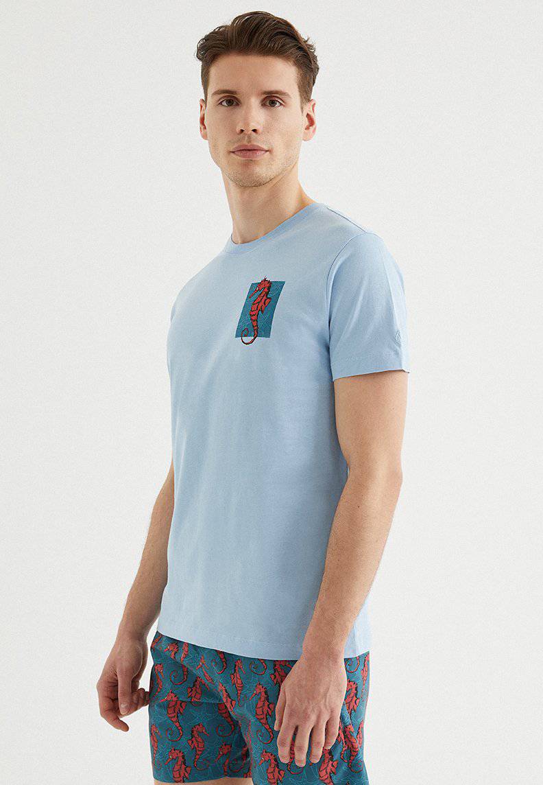 SEAHORSE TEE - T-Shirt - Westmark London EU(TR) Store Organik Pamuklu Sürdürülebilir Moda
