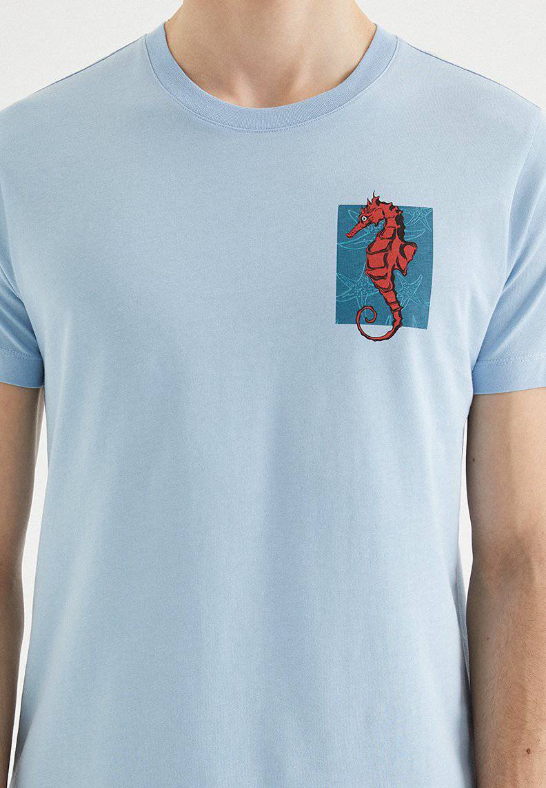 SEAHORSE TEE - T-Shirt - Westmark London EU(TR) Store Organik Pamuklu Sürdürülebilir Moda