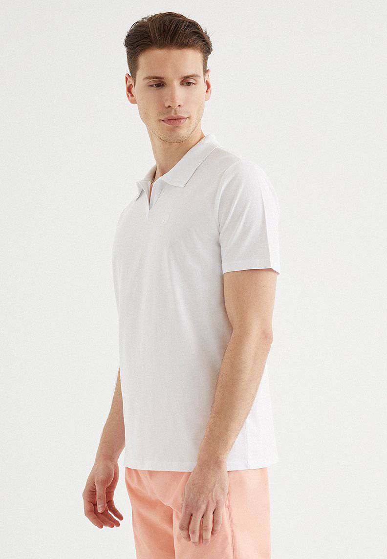 VITAL POLO in White - T-Shirt - Westmark London EU(TR) Store Organik Pamuklu Sürdürülebilir Moda