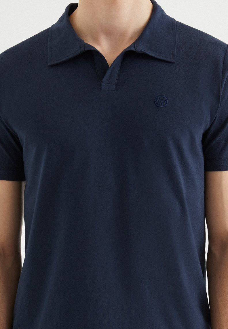 VITAL POLO in Total Eclipse - T-Shirt - Westmark London EU(TR) Store Organik Pamuklu Sürdürülebilir Moda