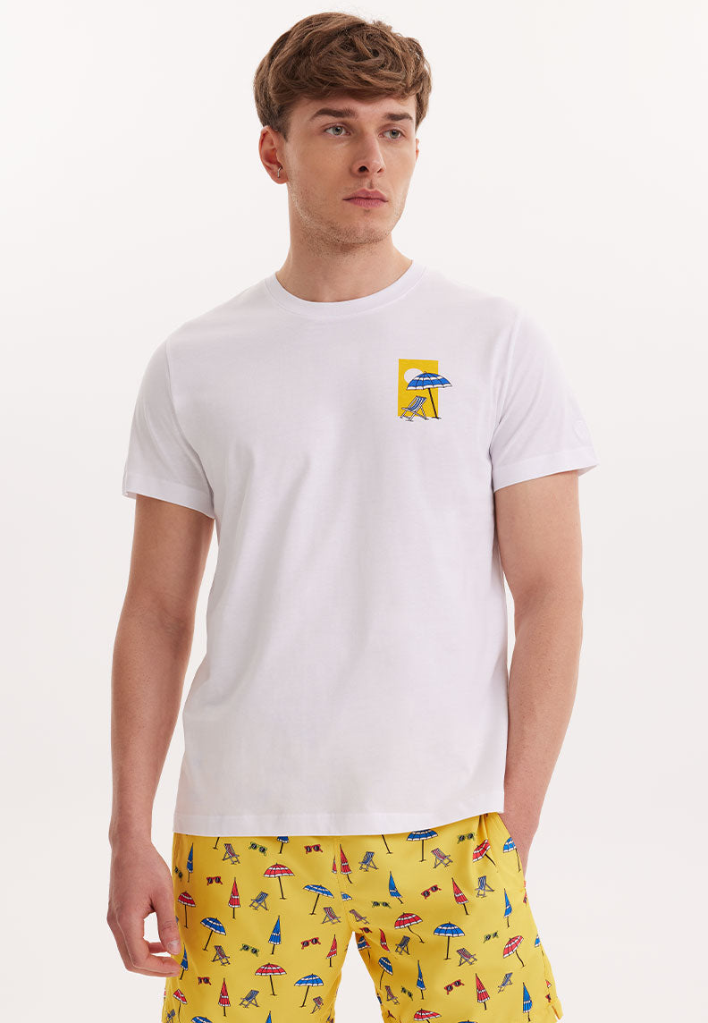 WMCHEST SUMMER TEE in White - T-Shirt - Westmark London EU(TR) Store Organik Pamuklu Sürdürülebilir Moda