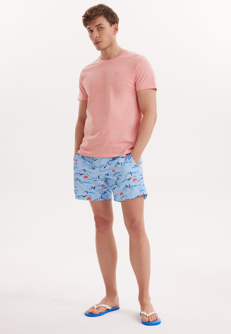 VITAL O-NECK TEE in Desert Flowers - T-Shirt - Westmark London EU(TR) Store Organik Pamuklu Sürdürülebilir Moda