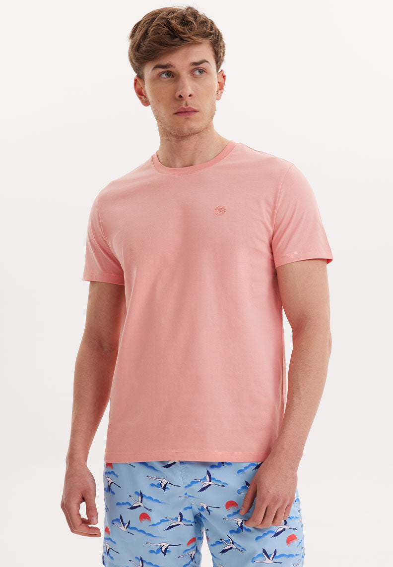 VITAL O-NECK TEE in Desert Flowers - T-Shirt - Westmark London EU(TR) Store Organik Pamuklu Sürdürülebilir Moda