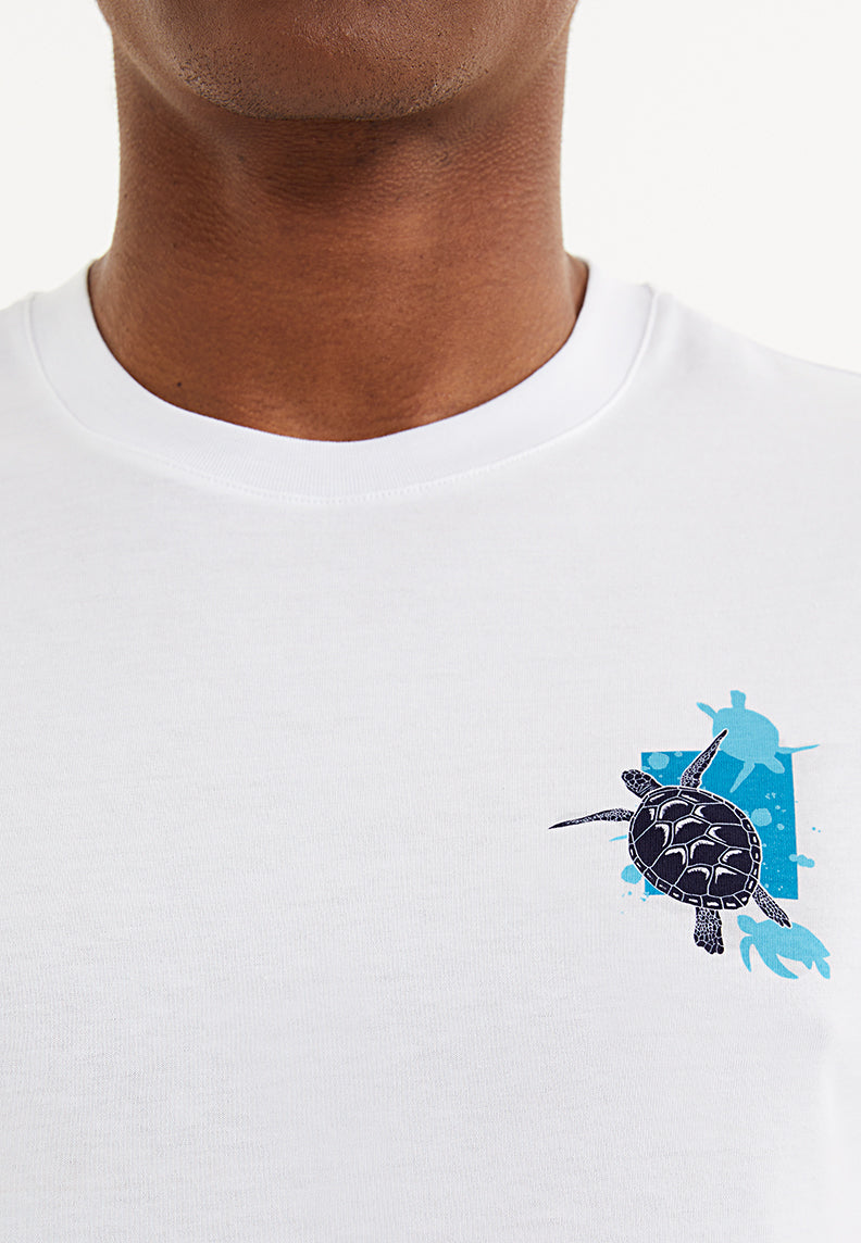 SEA TURTLE TEE - T-Shirt - Westmark London EU(TR) Store Organik Pamuklu Sürdürülebilir Moda