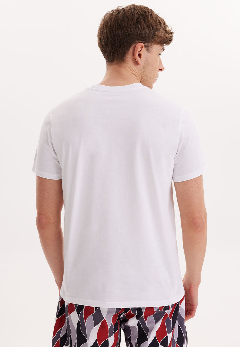 WMCOCKTAIL NEGRONI TEE in White - T-Shirt - Westmark London EU(TR) Store Organik Pamuklu Sürdürülebilir Moda