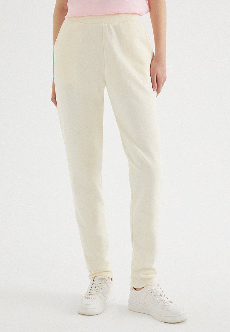 ENJOY TAPPERED JOGGER in Pearled Ivory - Sweatpant - Westmark London EU(TR) Store Organik Pamuklu Sürdürülebilir Moda