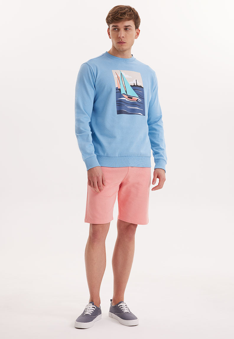 WMVIEW SAIL SWEAT in Blissful Blue - Sweatshirt - Westmark London EU(TR) Store Organik Pamuklu Sürdürülebilir Moda