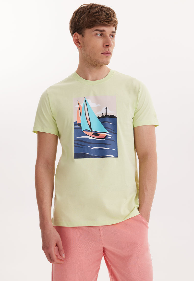 WMVIEW SAIL TEE in Butterfly - T-Shirt - Westmark London EU(TR) Store Organik Pamuklu Sürdürülebilir Moda