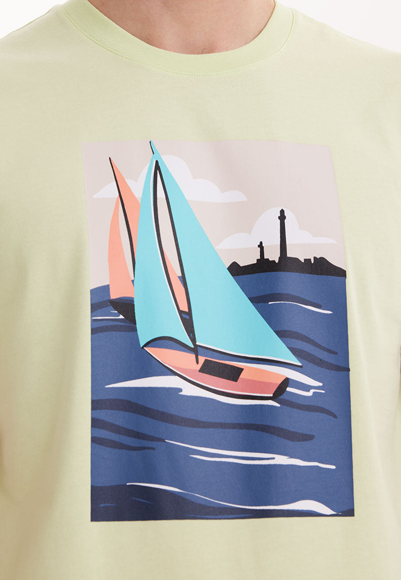 WMVIEW SAIL TEE in Butterfly - T-Shirt - Westmark London EU(TR) Store Organik Pamuklu Sürdürülebilir Moda