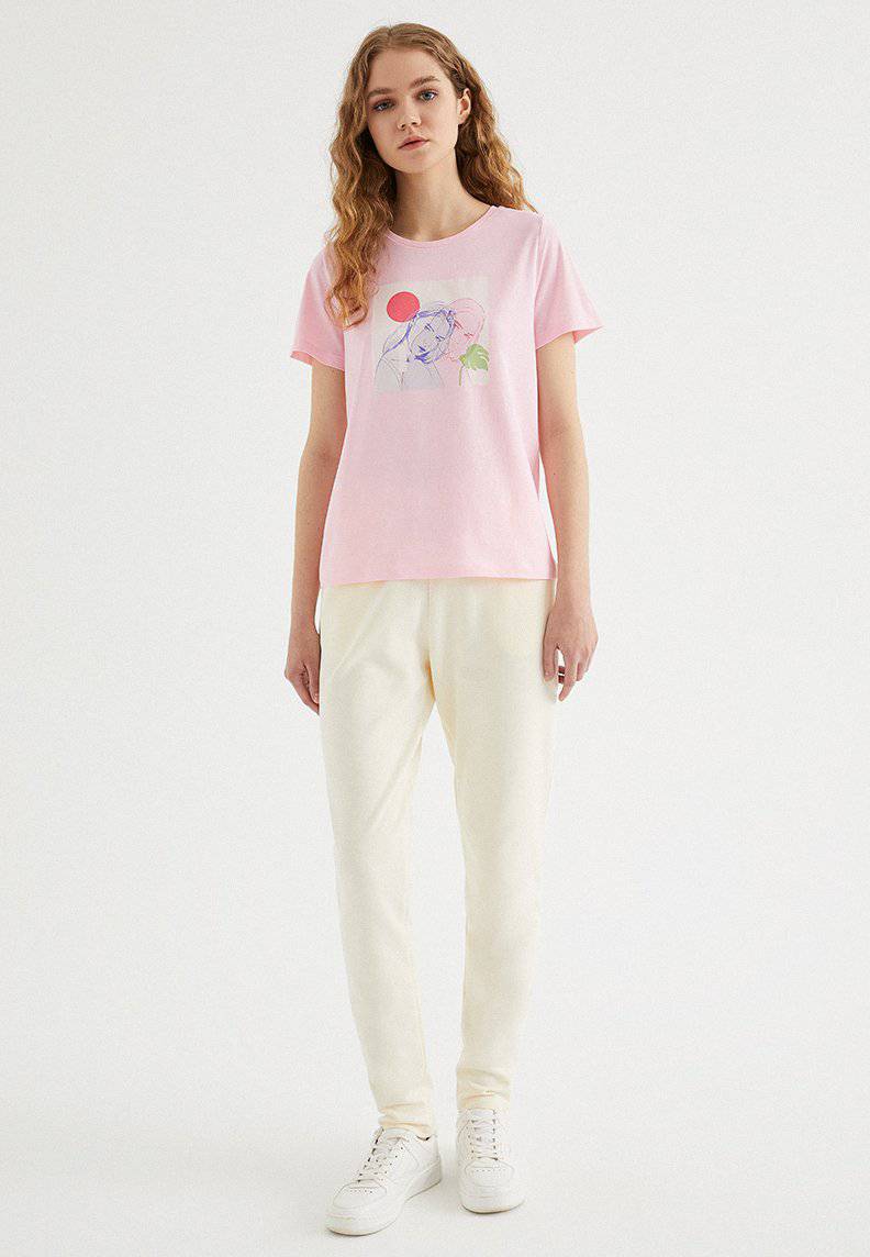 DUAL PORTRAIT TEE - T-Shirt - Westmark London EU(TR) Store Organik Pamuklu Sürdürülebilir Moda