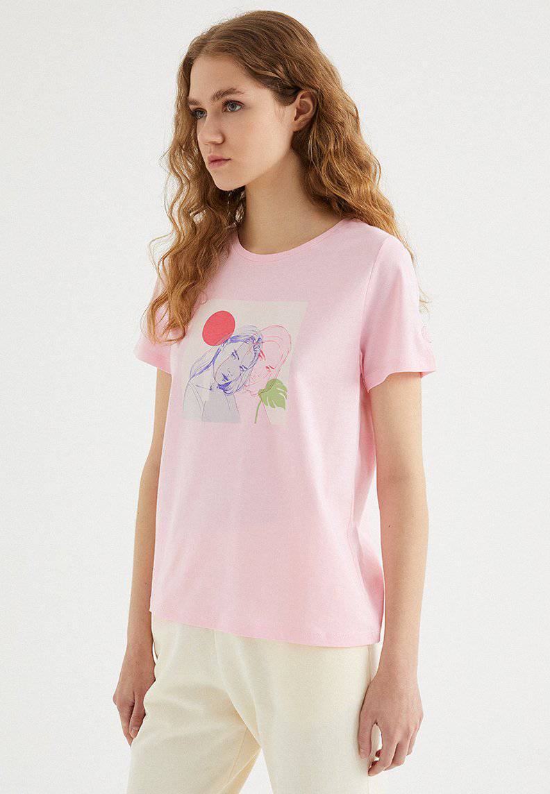 DUAL PORTRAIT TEE - T-Shirt - Westmark London EU(TR) Store Organik Pamuklu Sürdürülebilir Moda