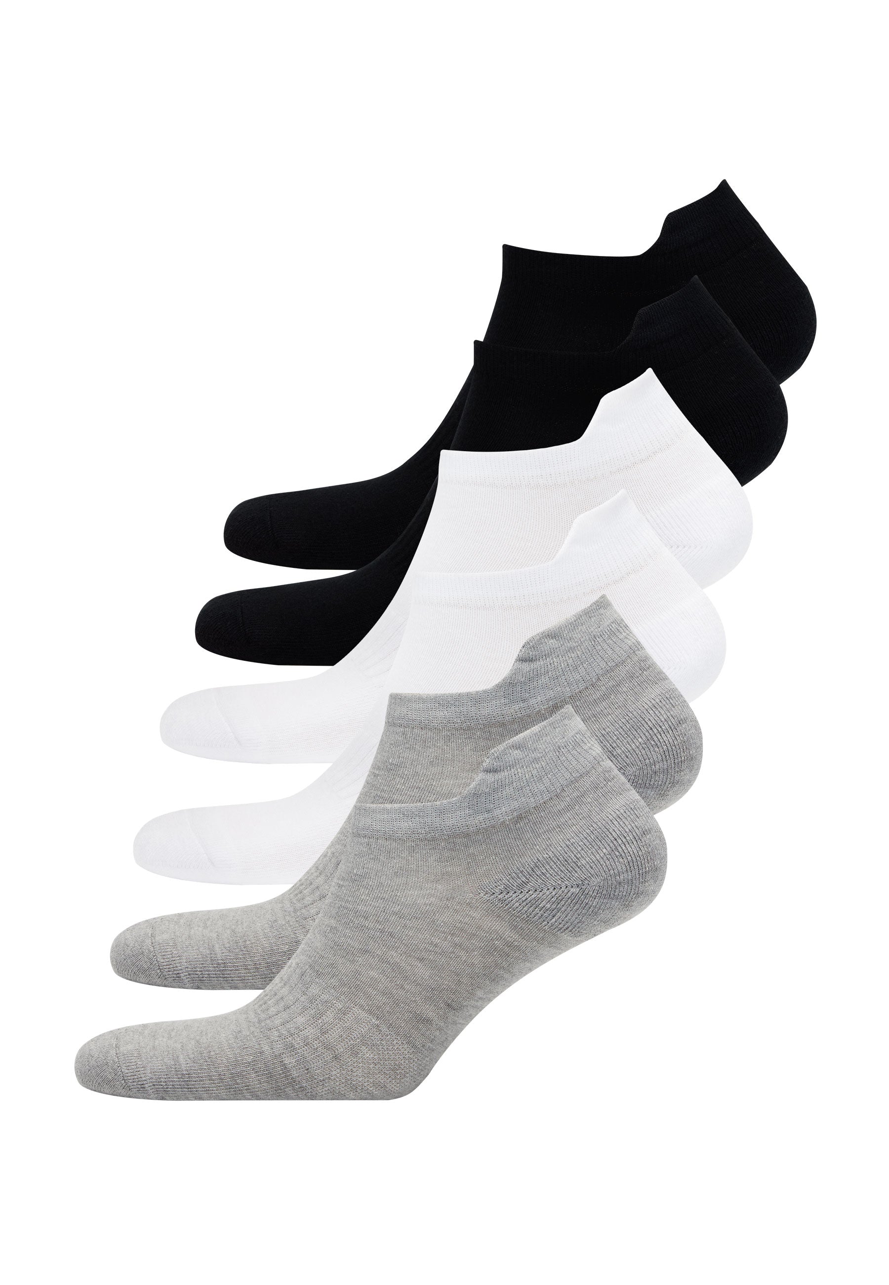6’lı Siyah Beyaz Gri Pamuk Karışımlı Erkek Çorap Seti RUNNING - Socks - Westmark London EU(TR) Store Organik Pamuklu Sürdürülebilir Moda