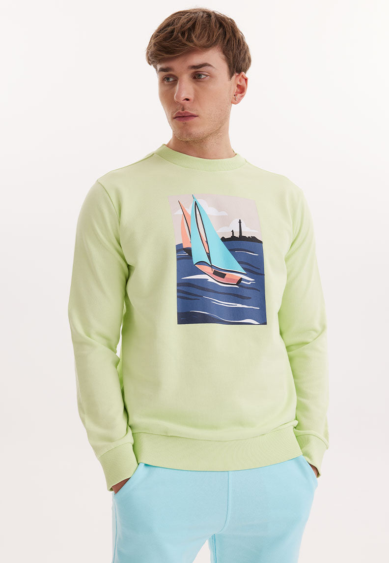 WMVIEW SAIL SWEAT in Butterfly - Sweatshirt - Westmark London EU(TR) Store Organik Pamuklu Sürdürülebilir Moda
