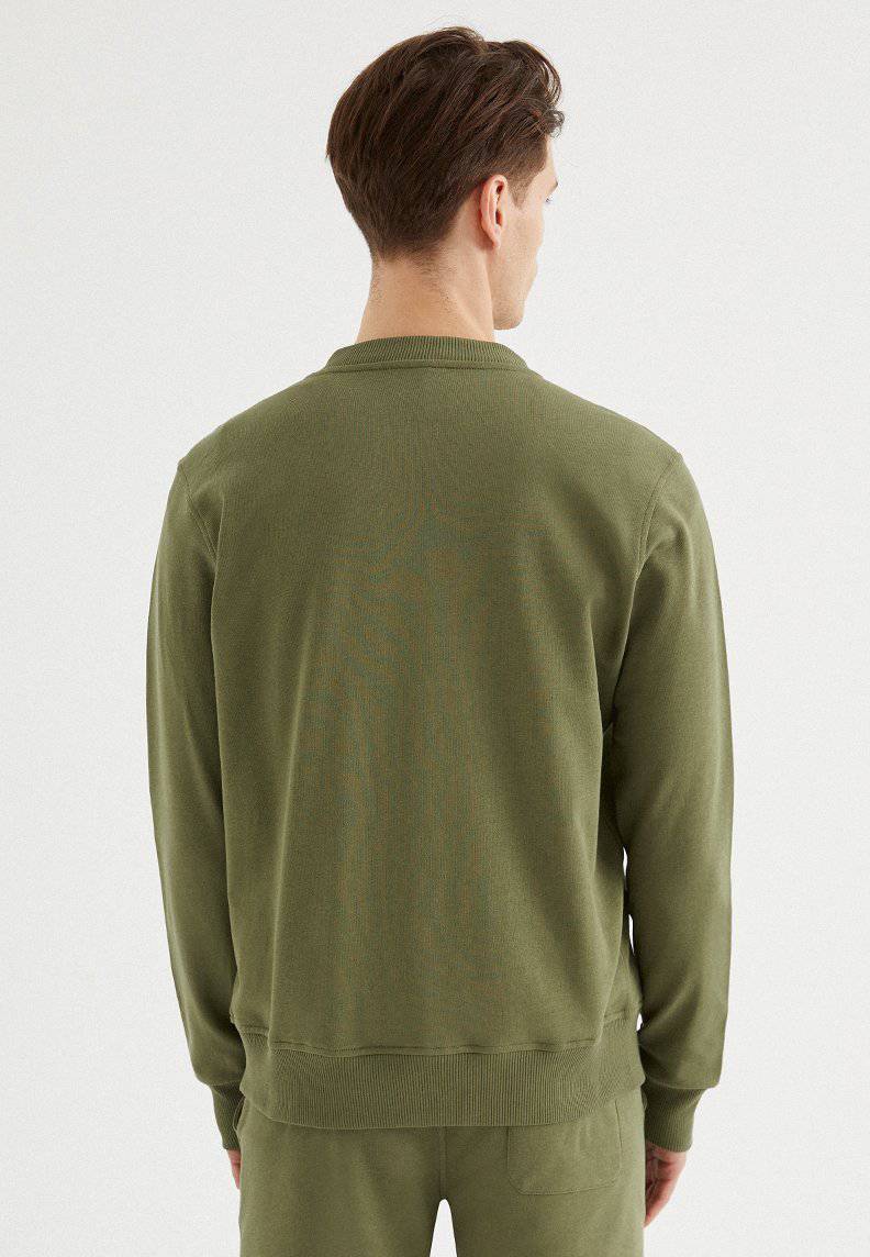 CORE BOMBER JACKET in Capulet Olive - Sweatshirt - Westmark London EU(TR) Store Organik Pamuklu Sürdürülebilir Moda