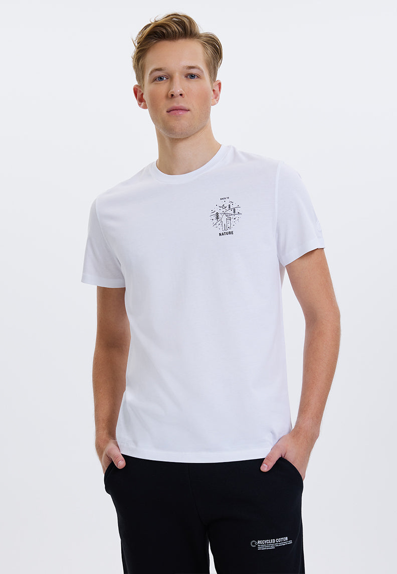 WMLINE NATURE TEE in White – T-Shirt - Westmark London EU(TR) Store Organik Pamuklu Sürdürülebilir Moda