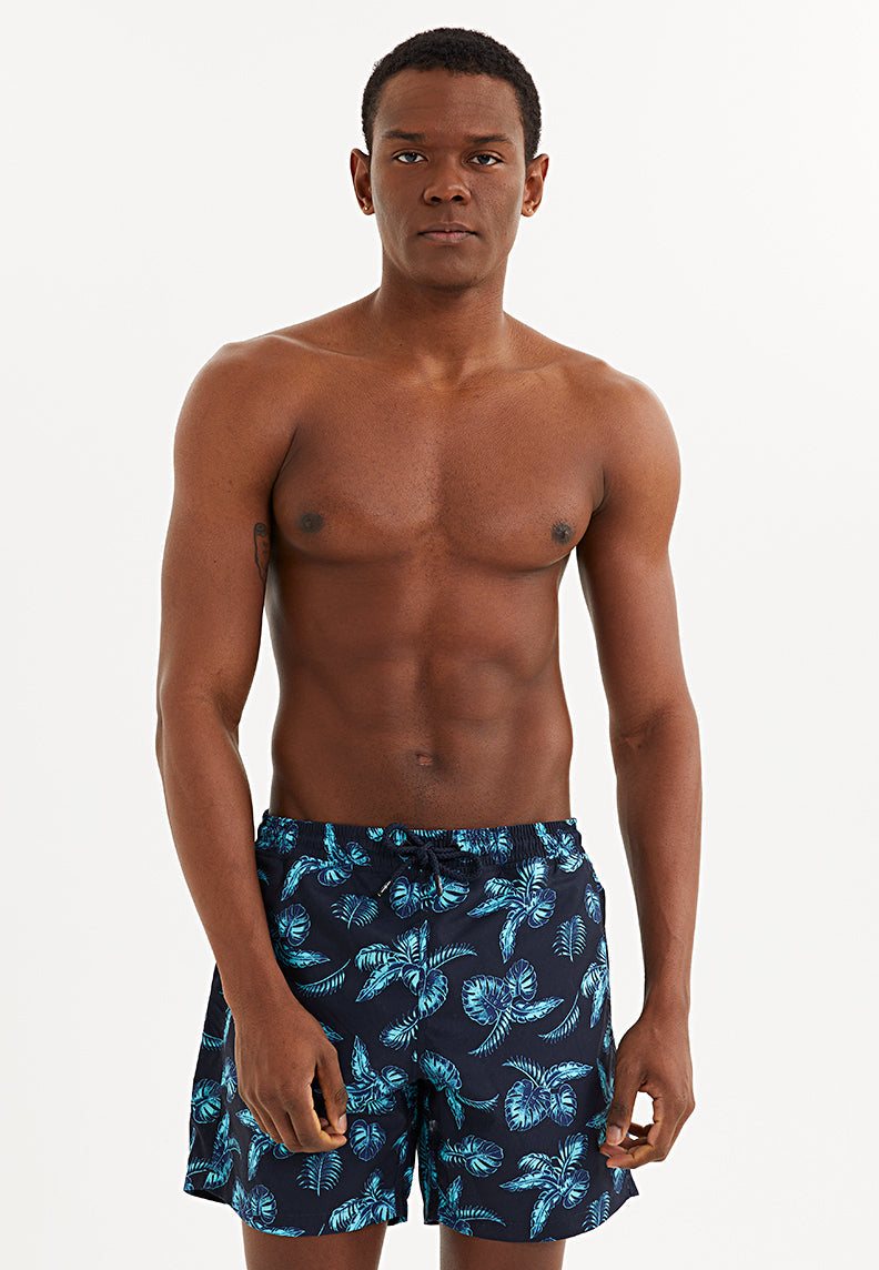 DARK LEAVES SWIM SHORTS - Swim Shorts - Westmark London EU(TR) Store Organik Pamuklu Sürdürülebilir Moda