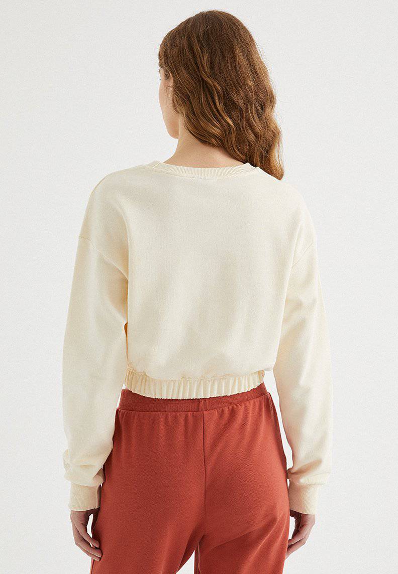 VIEW CROP SWEAT - Sweatshirt - Westmark London EU(TR) Store Organik Pamuklu Sürdürülebilir Moda