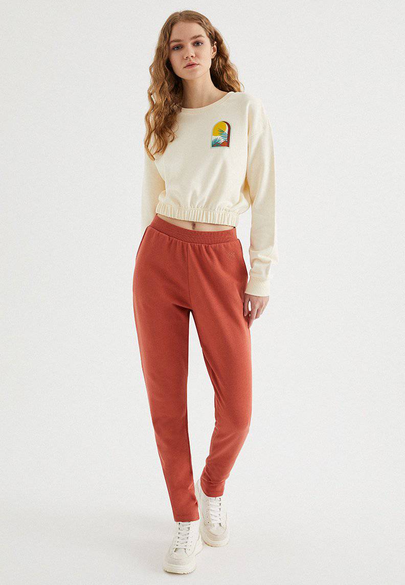 ENJOY TAPPERED JOGGER in Ketchup - Sweatpant - Westmark London EU(TR) Store Organik Pamuklu Sürdürülebilir Moda