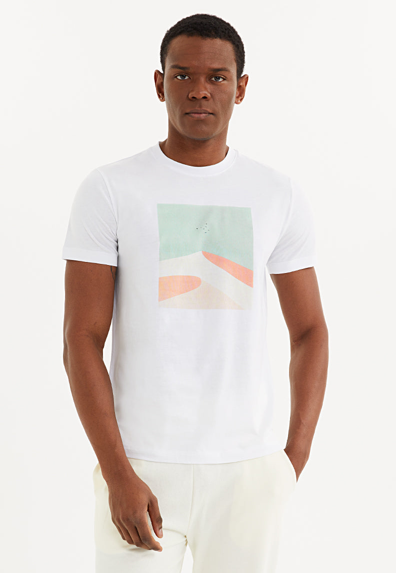 DESERT HILL TEE - T-Shirt - Westmark London EU(TR) Store Organik Pamuklu Sürdürülebilir Moda