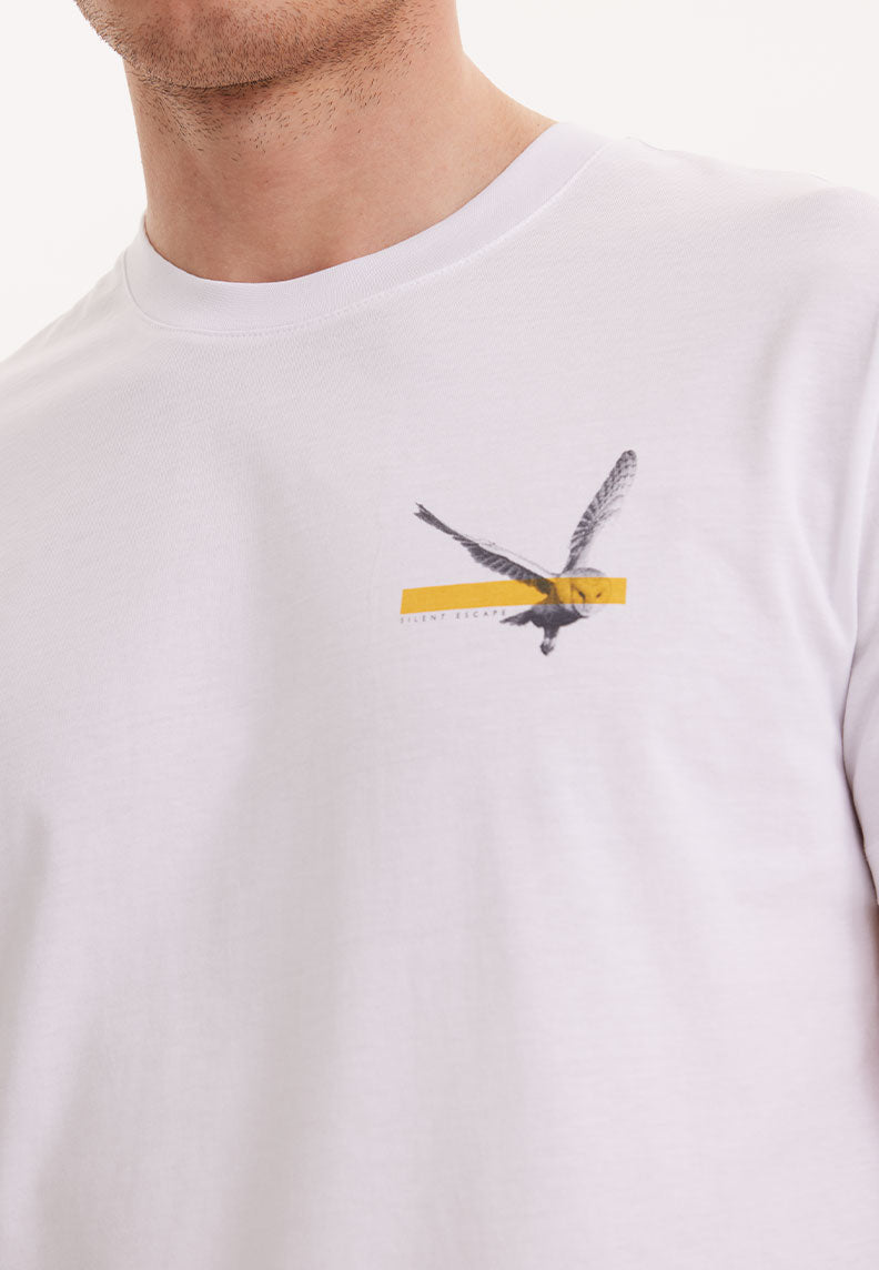 WMSILENT TEE in White - T-Shirt - Westmark London EU(TR) Store Organik Pamuklu Sürdürülebilir Moda